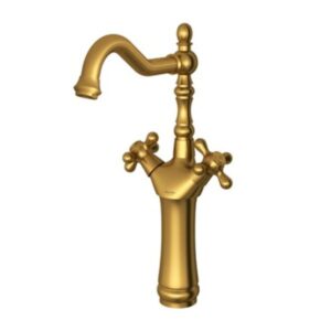 شیر روشویی پایه بلند باروک پلاس شودر