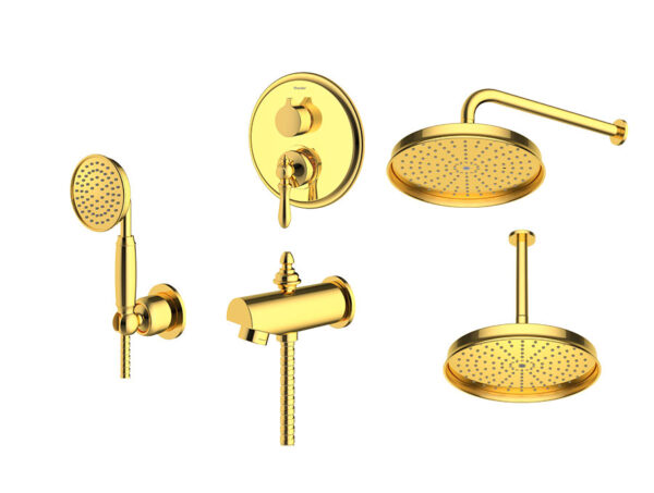 حمام توکار زیگموند تیپ 4 BRASS شودر