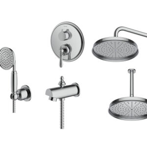 حمام توکار زیگموند تیپ 4 BRASS شودر