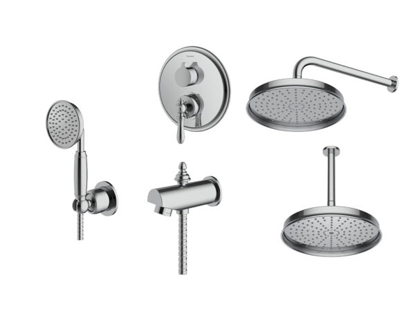 حمام توکار زیگموند تیپ 4 BRASS شودر