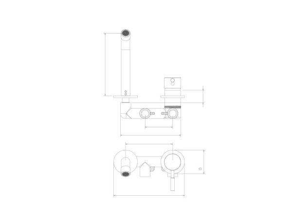 روشویی توکار دو تکه روگن BRASS شودر