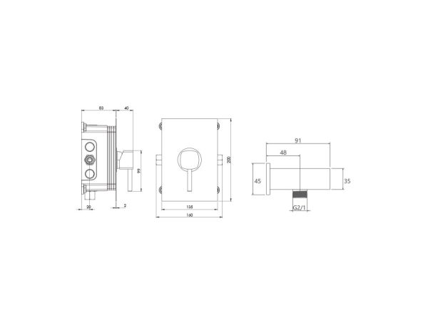 توالت توکار رومر BRASS شودر